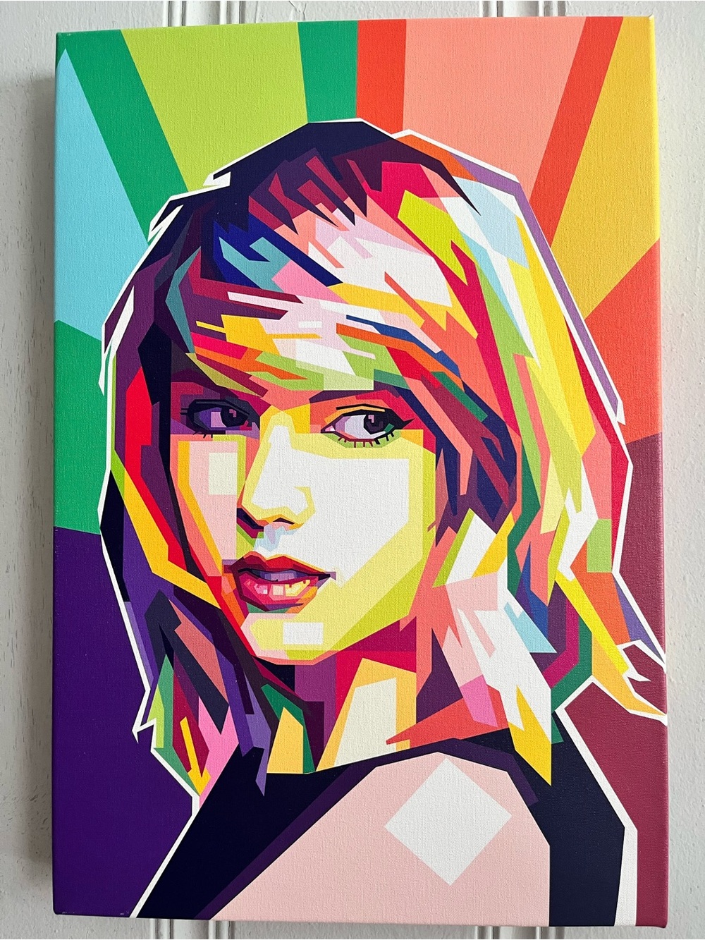 Taylor Swift Pop Art Canvas Print by Dayat Banggat